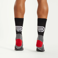 PRESSIO - Everyday Compression Sock - Black/Red